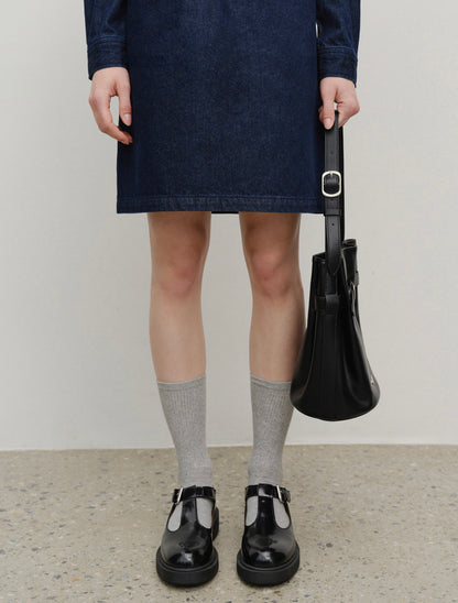 MARITHÉ + FRANҪOIS GIRBAUD - BUCKLE STRAP BUCKET BAG