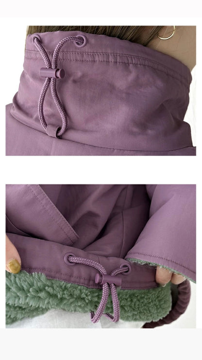 NA460 REVERSIBLE HALF ZIP BOA BLOUSON