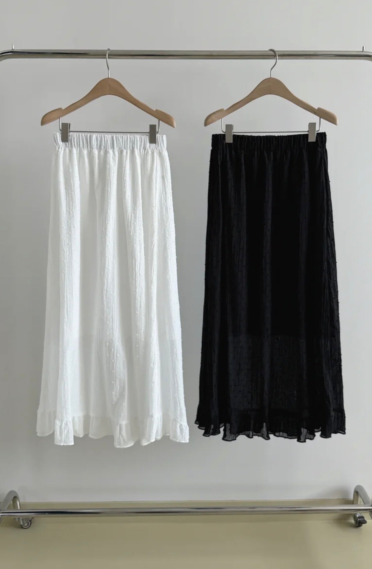 MB019 SHEER DOT SKIRT