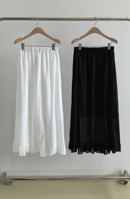 MB019 SHEER DOT SKIRT
