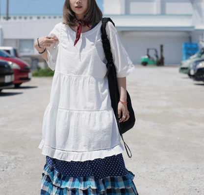 MZ990 LADDER LACE TEE【2PCS LESS -$20】