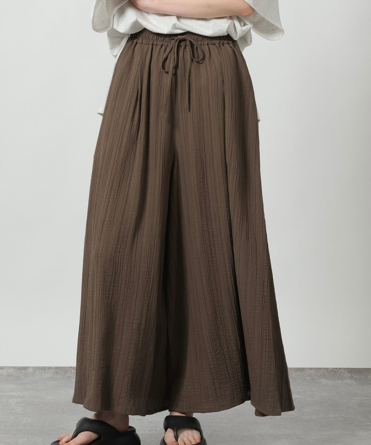 NA492 COOLING RAYON STRIPED CULOTTES