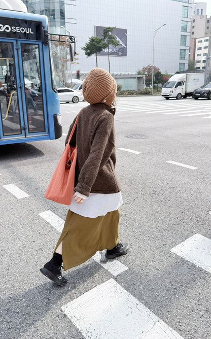 MZ858 WRAPPED STRAIGHT SKIRT