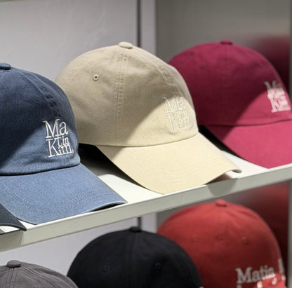 MATIN KIM BLOCK LOGO BALL CAP / 4 colors
