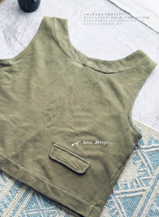 MZ942 RETRO COTTON VEST