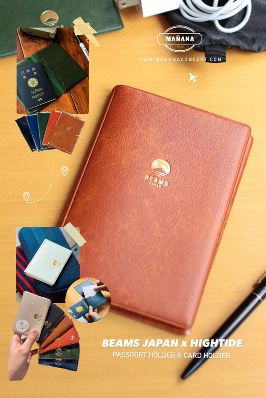 BEAMS JAPAN x HIGHTIDE PASSPORT HOLDER & CARD HOLDER