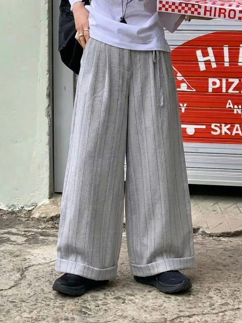 MZ953 EASY CARE STRIPED PANTS