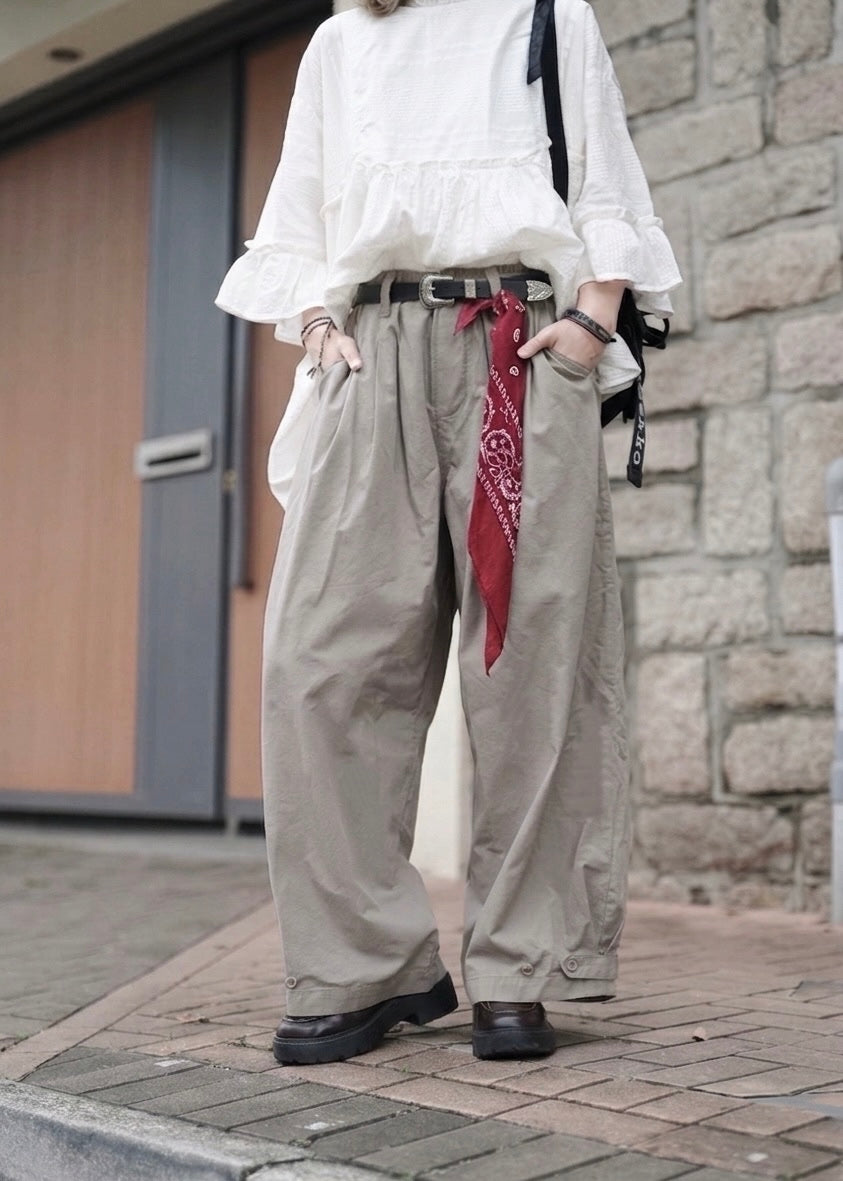 CB115 BUTTON-TABS VOLUME PANTS