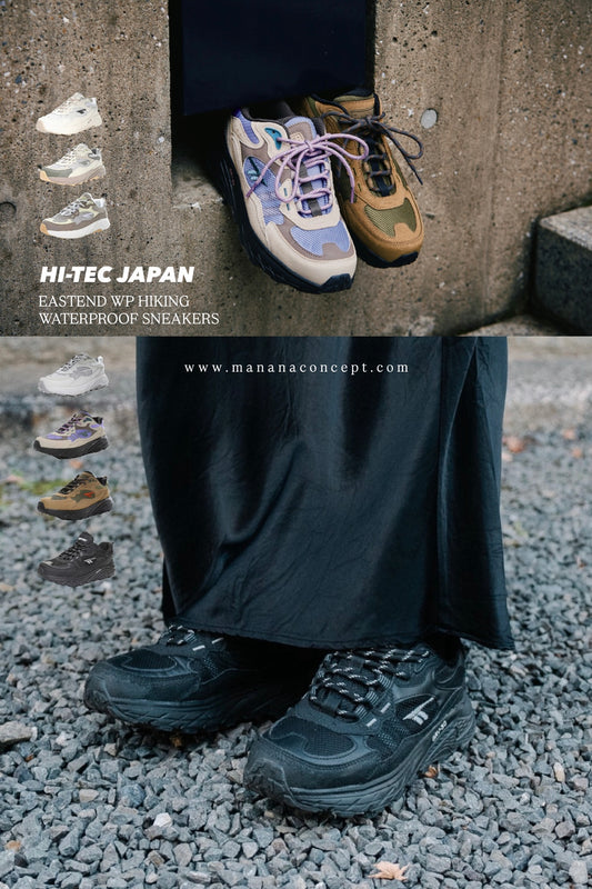 HI-TEC JAPAN - EASTEND WP HIKING WATERPROOF SNEAKERS
