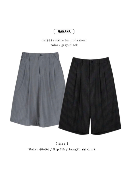 MZ995 STRIPE BERMUDA SHORT