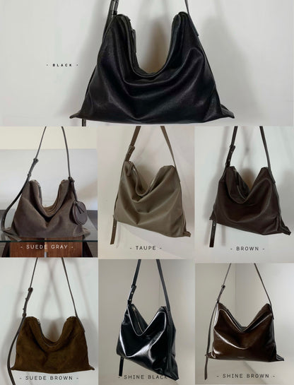 MZ764 ITALIAN LEATHER HANDMADE SHOULDER BAG