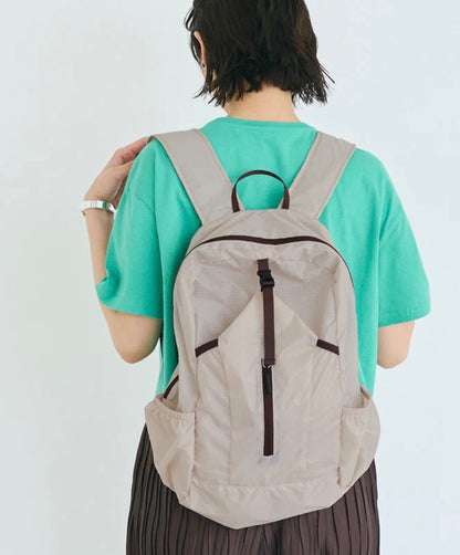 COCA POCKETABLE VERTICAL ZIPPER BACKPACK