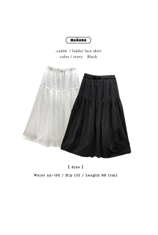 CA906 LADDER LACE SKIRT