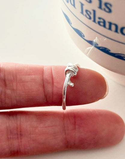 MZ830 SILVER 925 KNOT RING