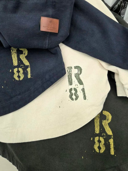 MZ938 DENIM TWILL BRUSHED HOODED COAT