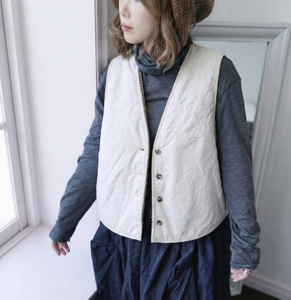 MZ941 2WAY FLEECE VEST