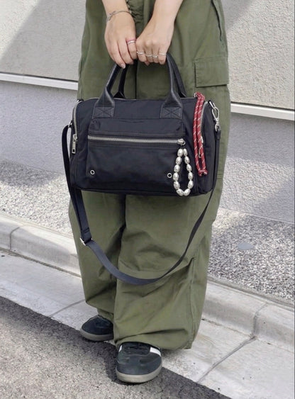 BEAMS x CTRL FREAK - MILITARY CHARM BOSTON BAG