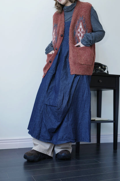 MZ914 KND CHIMAYO BRUSHED KNIT VEST