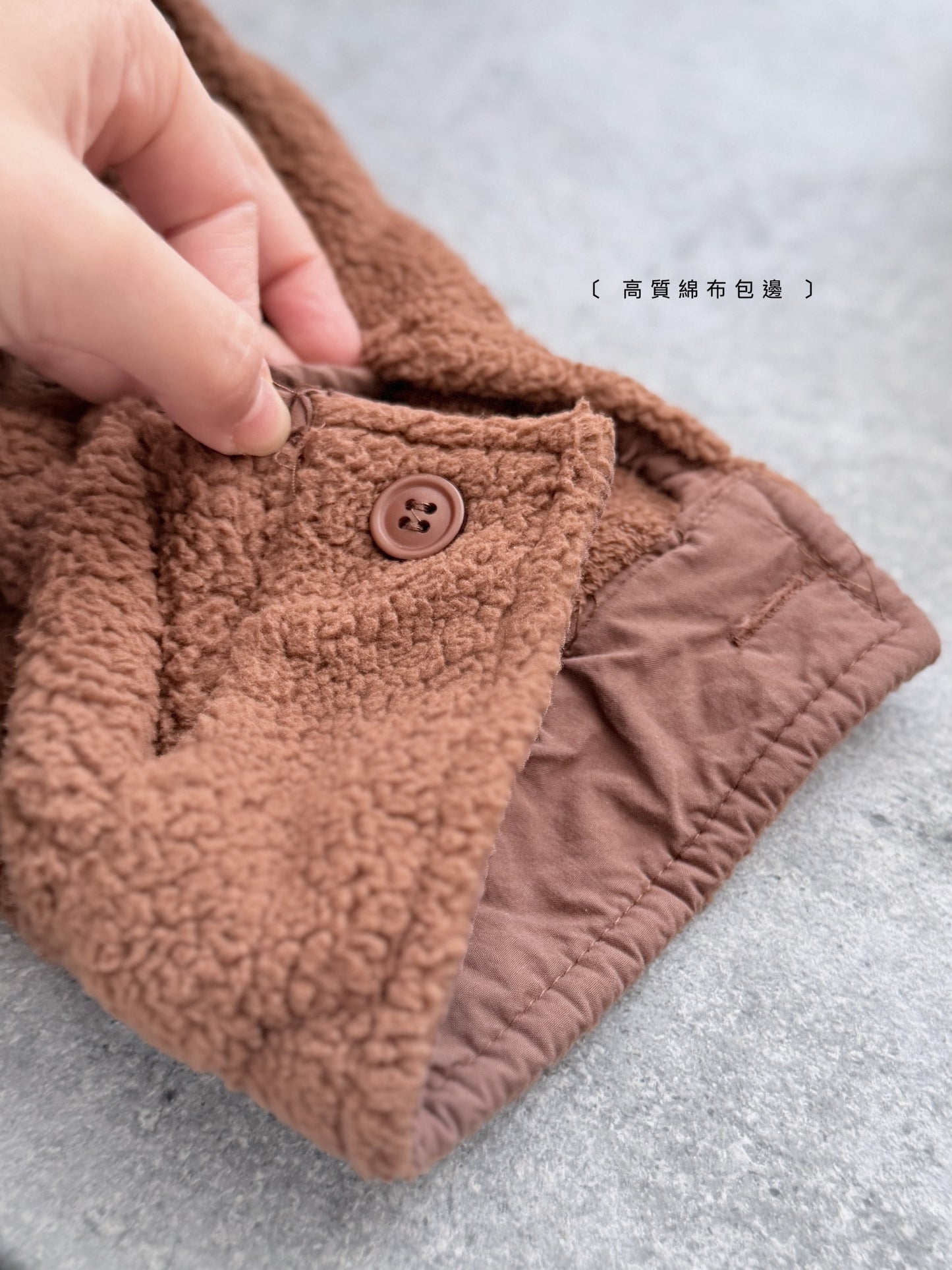 MZ922 OVERSIZED POCKET FLEECE SHIRT