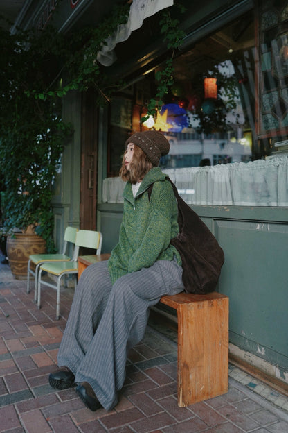 MZ934 SAINT SUEDE BAG WITH COINS BAG