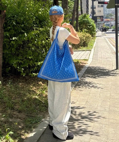 ROOTOTE 🇯🇵JAPAN SQUARE SCARF TOTE BAG / 4 COLORS