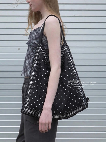 ROOTOTE 🇯🇵JAPAN SQUARE SCARF TOTE BAG / 4 COLORS