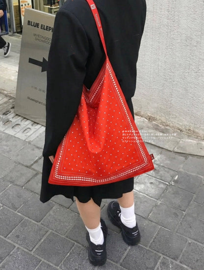 ROOTOTE 🇯🇵JAPAN SQUARE SCARF TOTE BAG / 4 COLORS