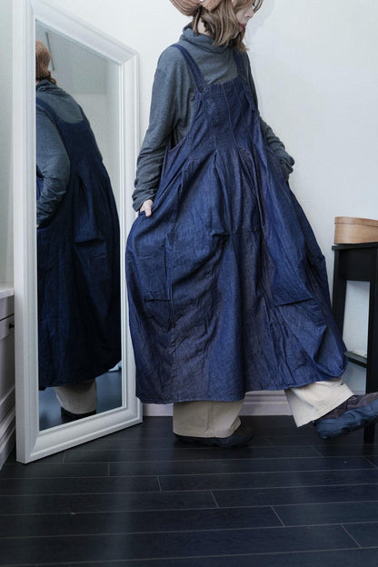 MZ939 BALLOON COTTON STRING WIDE PANTS