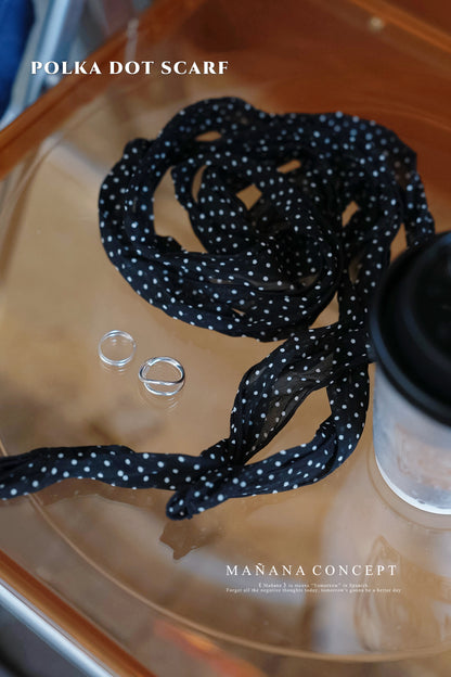 MB066 POLKA DOT SCARF