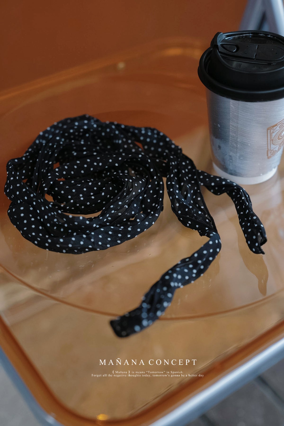 MB066 POLKA DOT SCARF