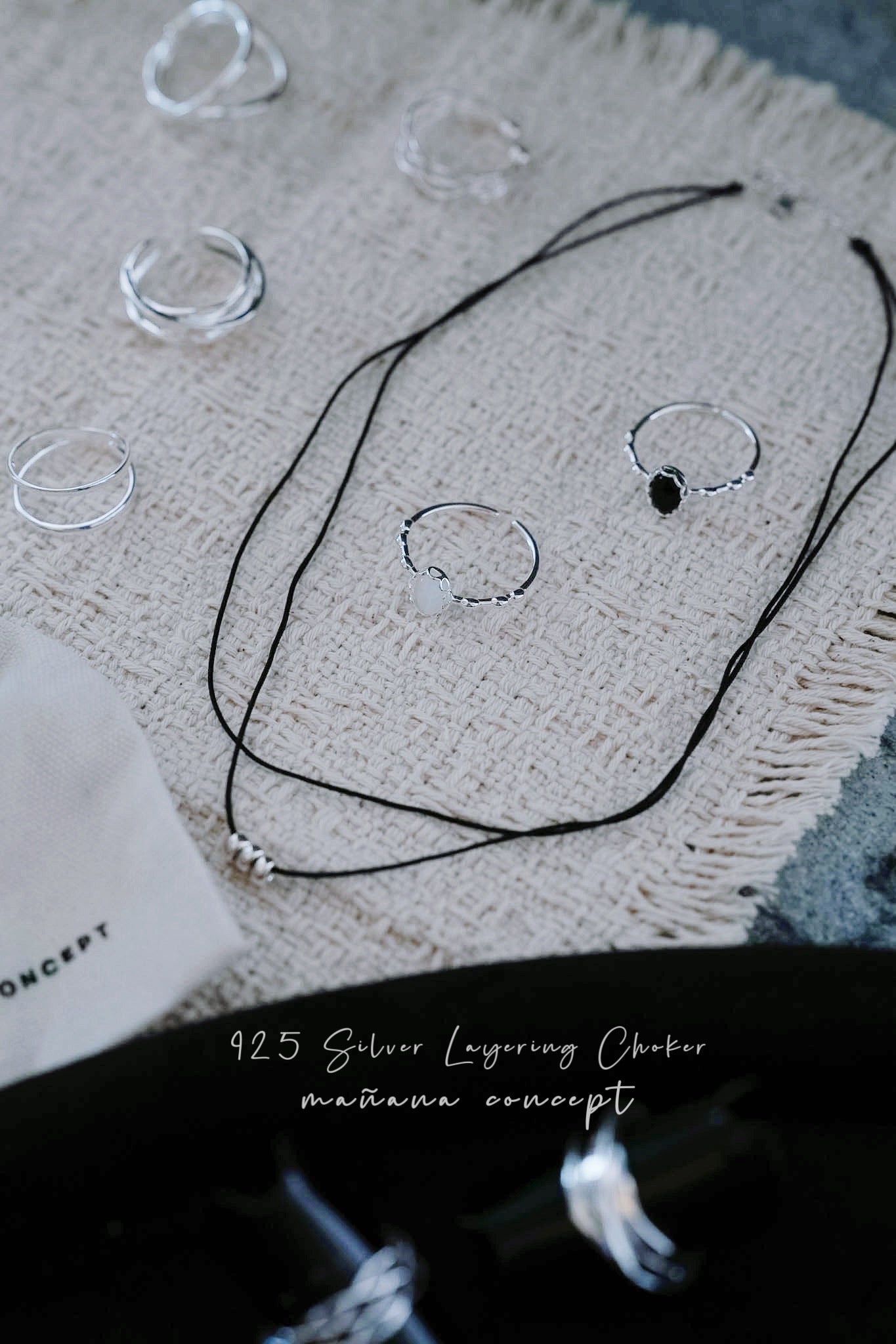 MB029 SILVER 925 LAYERING CHOKER