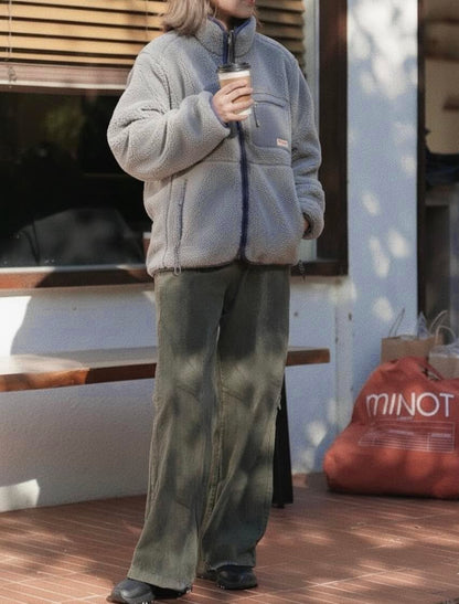 KODAK STAND NECK FLEECE JACKET