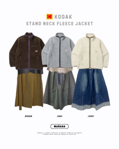 KODAK STAND NECK FLEECE JACKET
