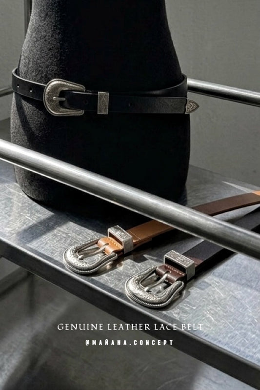 MZ627 GENUINE LEATHER LACE BELT