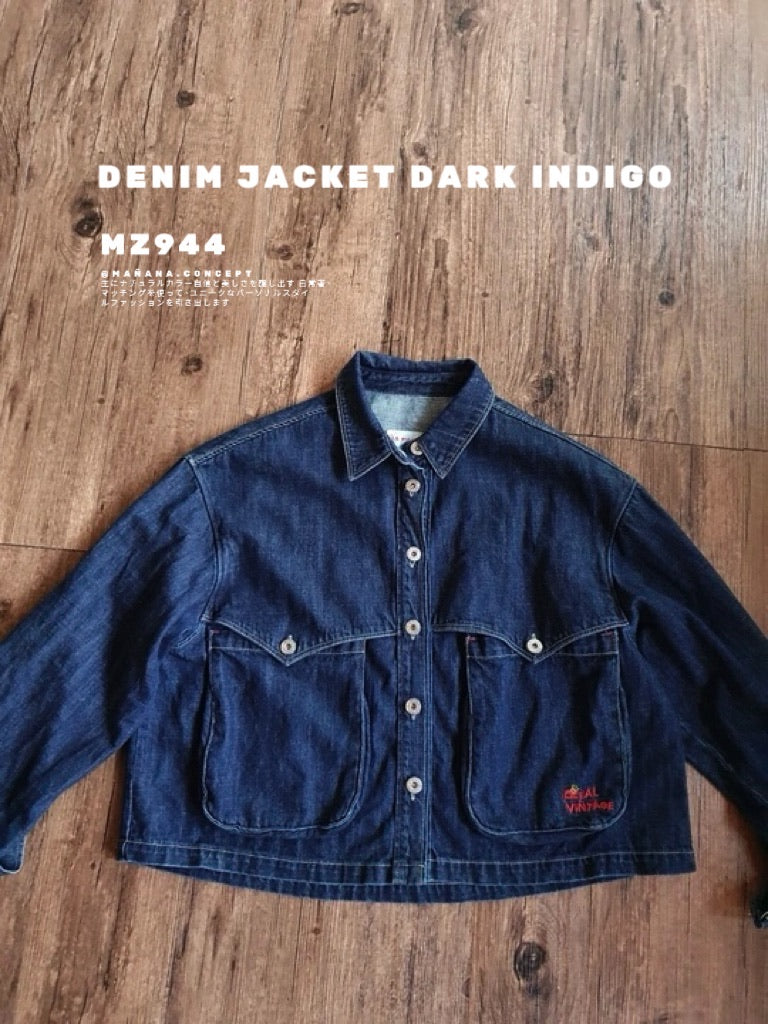 MZ944 DENIM JACKET DARK INDIGO