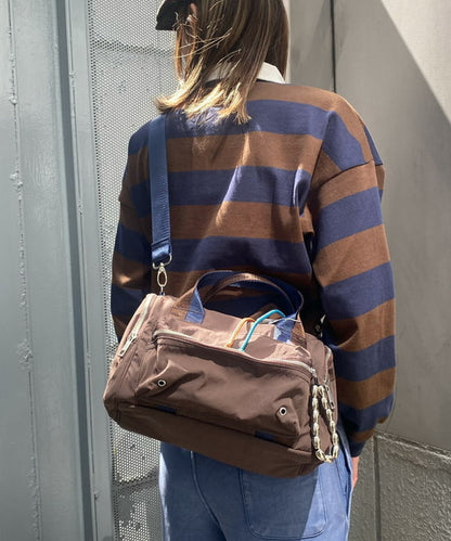 BEAMS x CTRL FREAK - MILITARY CHARM BOSTON BAG