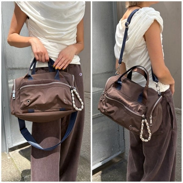 BEAMS x CTRL FREAK - MILITARY CHARM BOSTON BAG
