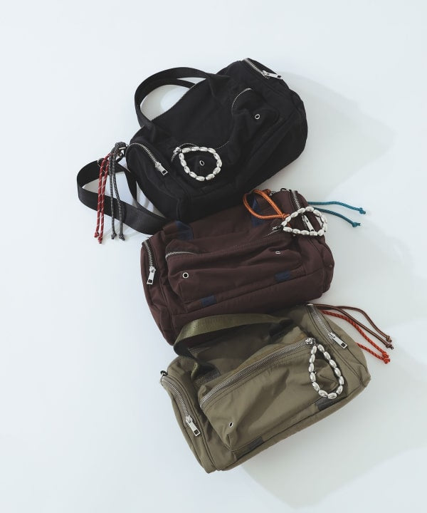 BEAMS x CTRL FREAK - MILITARY CHARM BOSTON BAG
