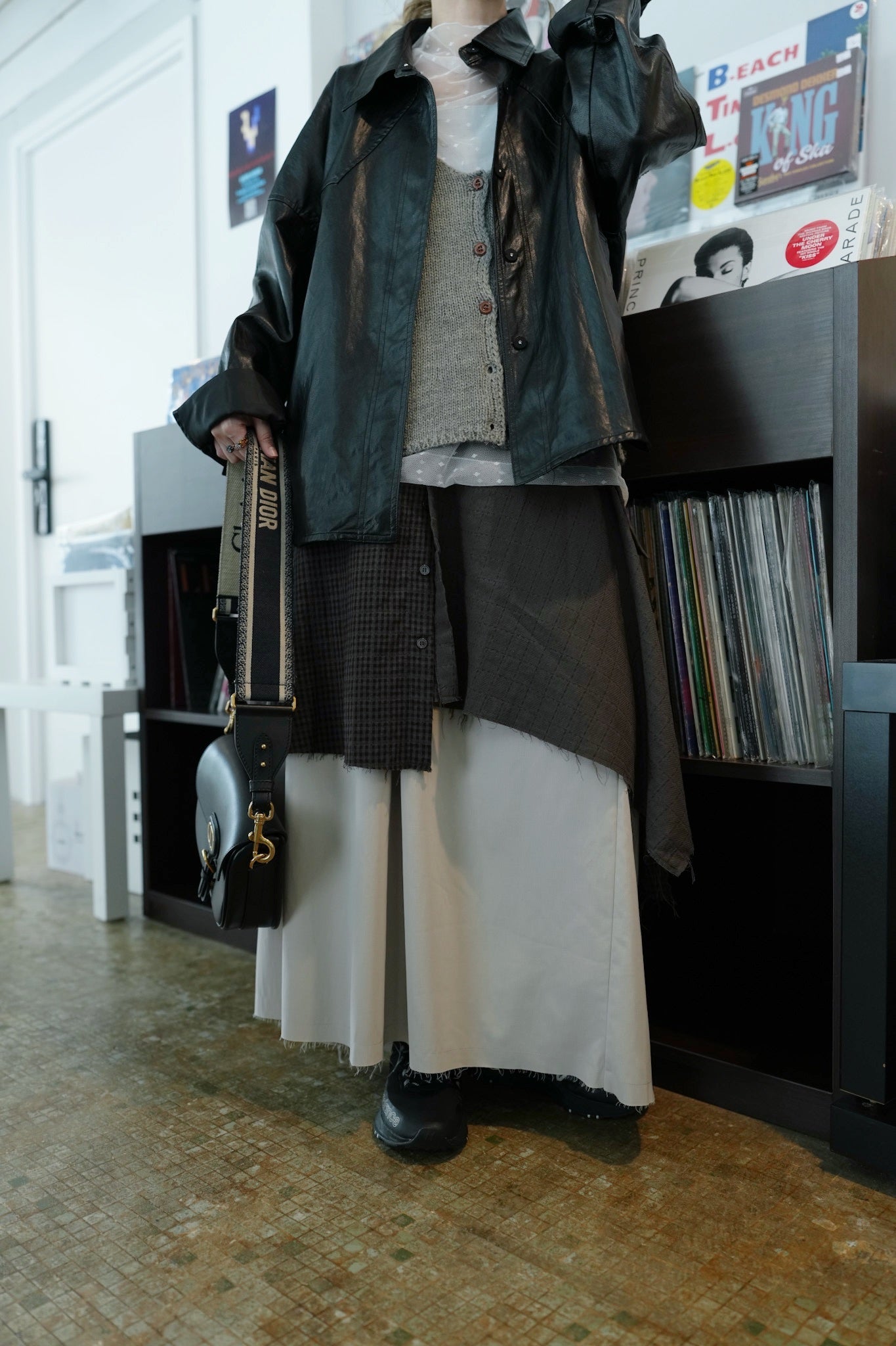 MZ947 DOUBLE GATHERED SKIRT