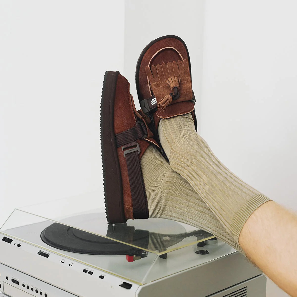 SHAKA - MOC MULE TASSEL SUEDE