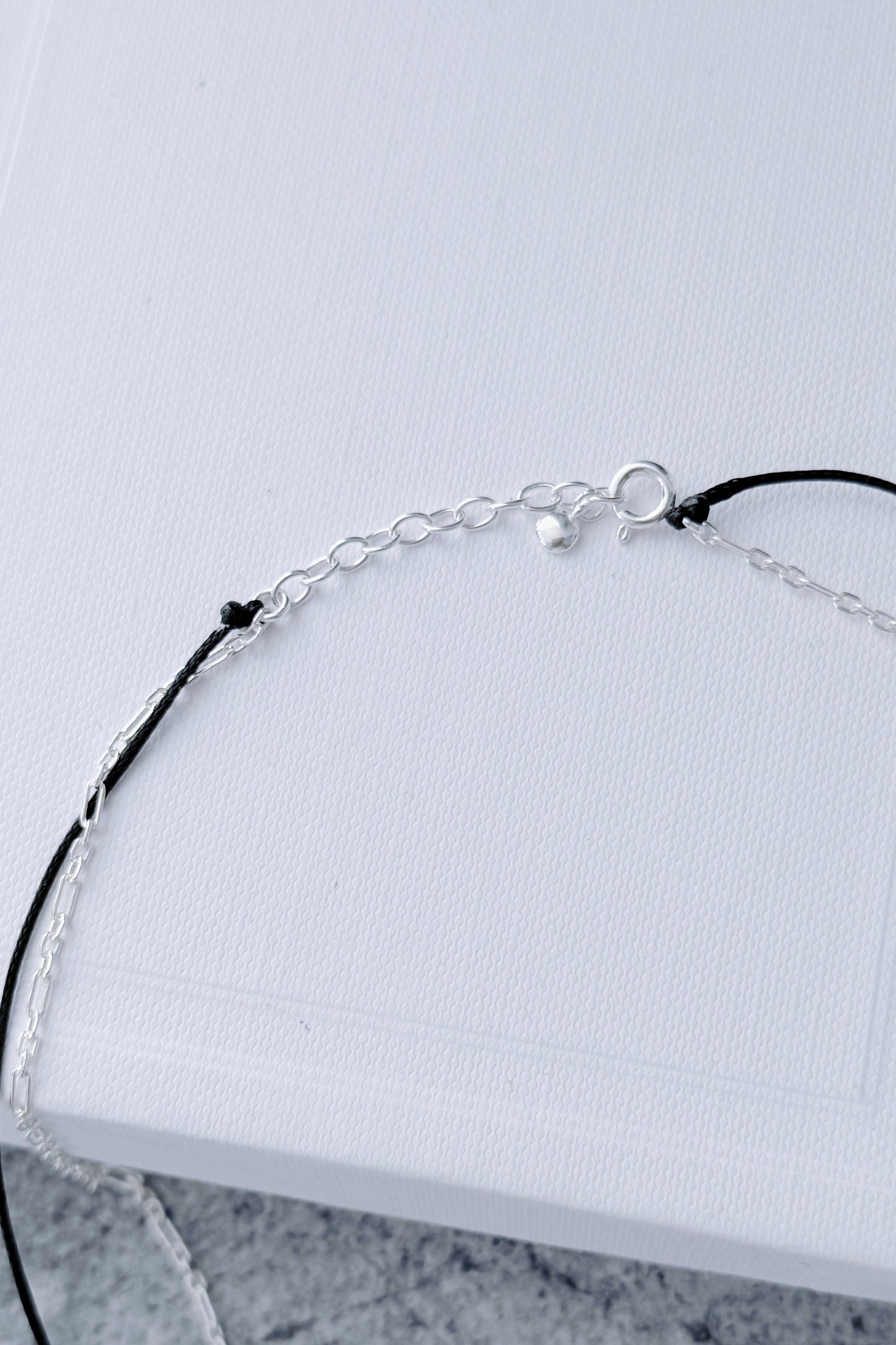 MB028 SILVER 925 LAYERING NECKLACE 〔 L'Heure Bleue 〕