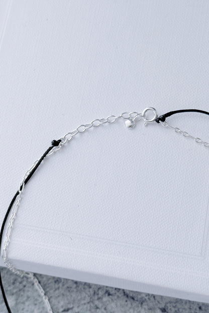 MB028 SILVER 925 LAYERING NECKLACE 〔 L'Heure Bleue 〕