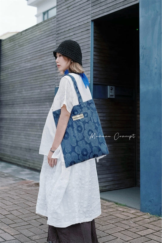 MARIMEKKO - KIOSKI VANKKA DENIM UNIKKO BAG 41X44CM