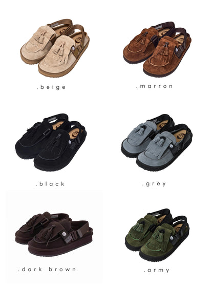 ❗️🔔限時中❗️SHAKA - MOC MULE TASSEL SUEDE