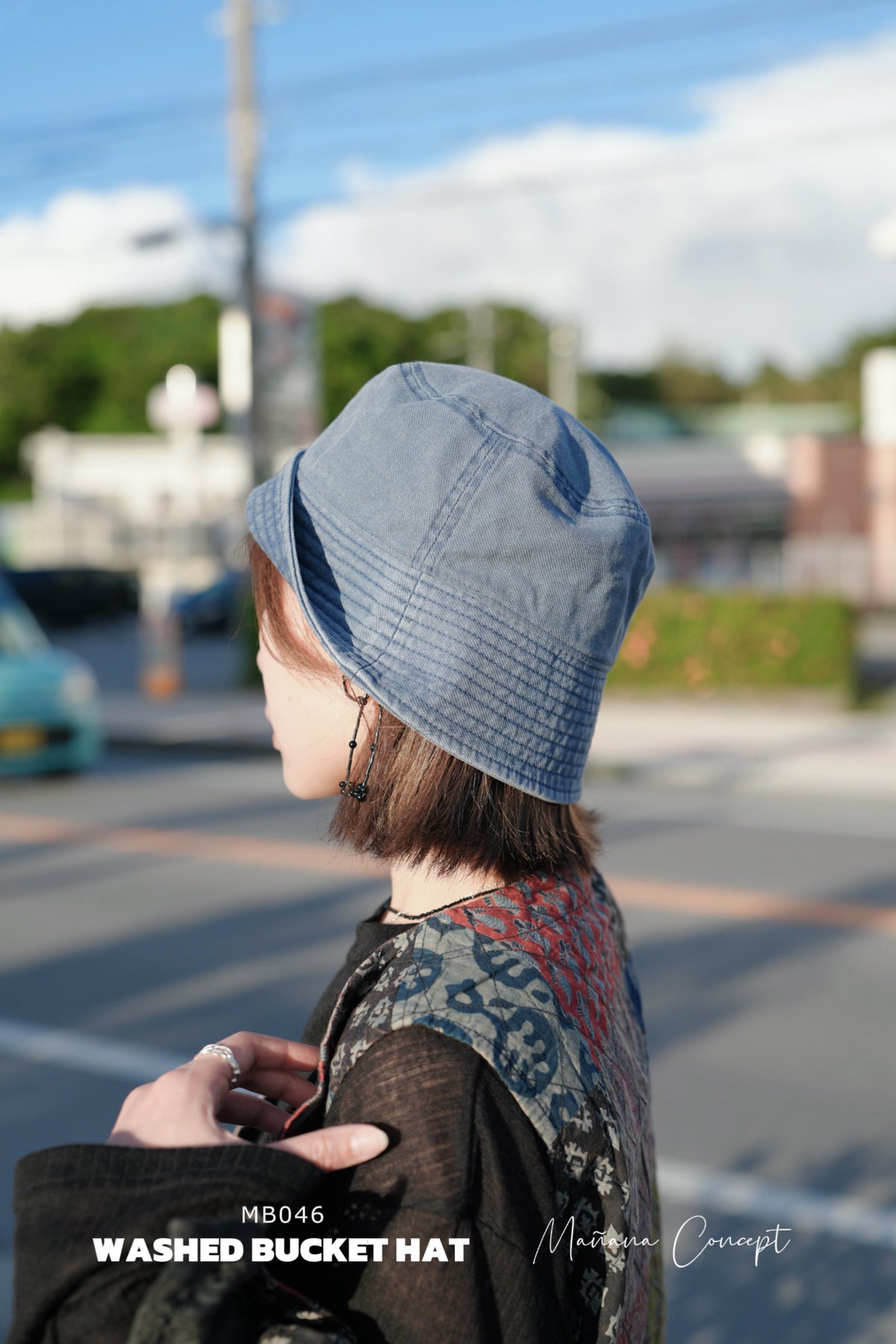 MB046 WASHED BUCKET HAT