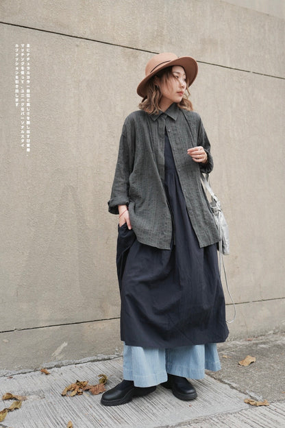 MZ633 DOBBY STRIPED SHIRT
