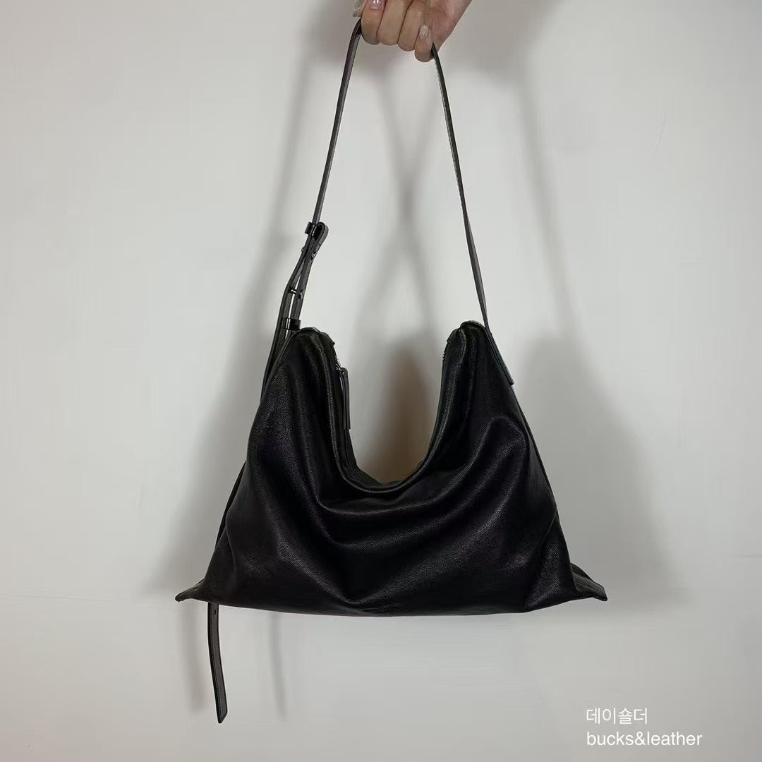 MZ764 ITALIAN LAMBSKIN HANDMADE SHOULDER BAG