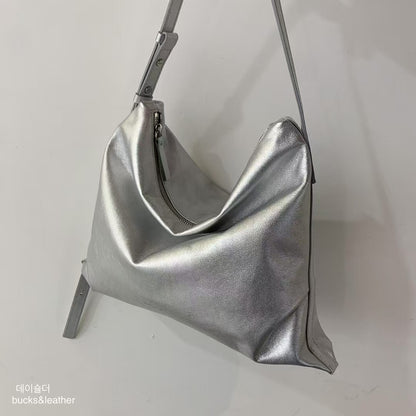 MZ764 ITALIAN LAMBSKIN HANDMADE SHOULDER BAG