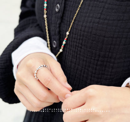 Silver 925 Cross Open Ring
