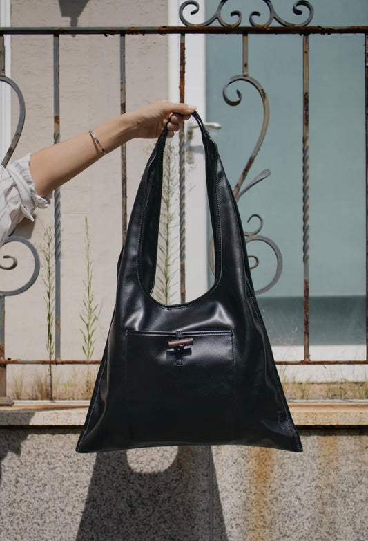 MZ637 MOIQUI LEATHER SHOPPER BAG